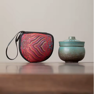 Service à thé Nomade Ultra Léger variante verte