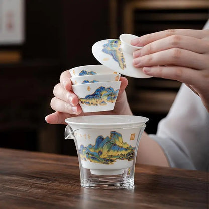 Service the Porceluxe tasses superposées