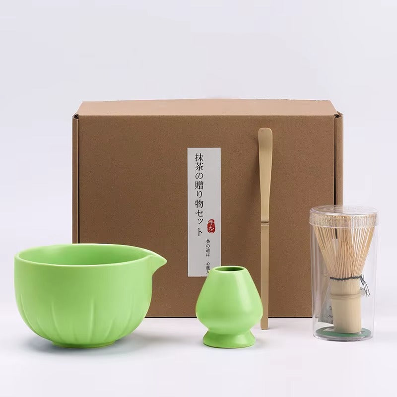 Set à matcha cérémoniel vert