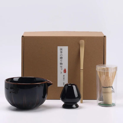 Set a matcha Ceremonial variante noir