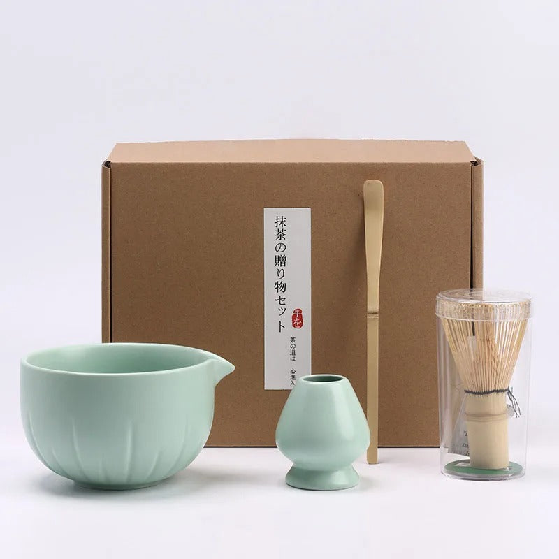 Set a matcha Ceremonial variante vert