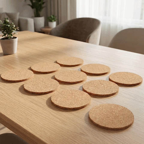 Sous verres Liège Antidérapant animation