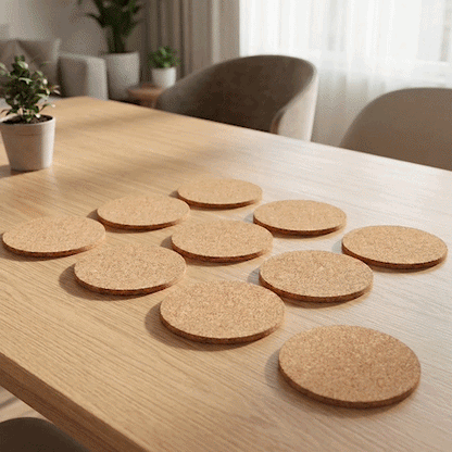 Sous verres Liège Antidérapant animation