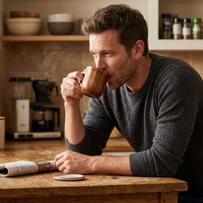 Tasse Élégante Durable homme boit breuvage