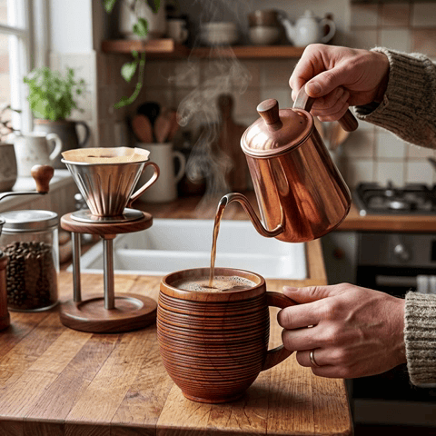 Tasse à café Élégante et Isolante animation