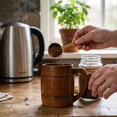 Tasse à café Élégante et Isolante recoit café instantané