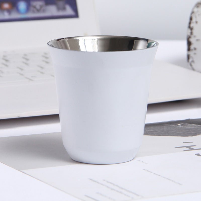 Tasse double paroi ÉcoCafé variante blanche
