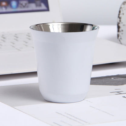 Tasse double paroi ÉcoCafé variante blanche