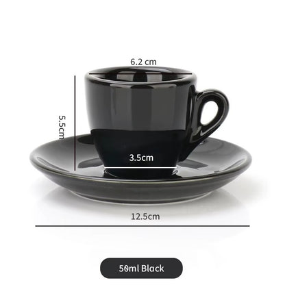 Tasse expresso Céramique Éclatante variante noire
