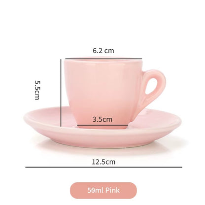 Tasse expresso Céramique Éclatante variante rose