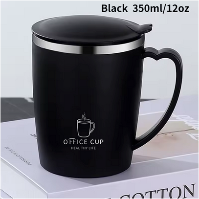 Tasse isotherme Double Paroi Inox variante noire