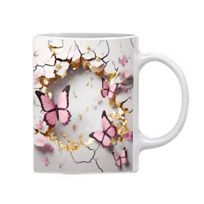 Tasse Papillon 3D 