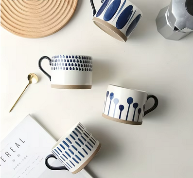 Tasses Artisanale Céramique quatre variantes