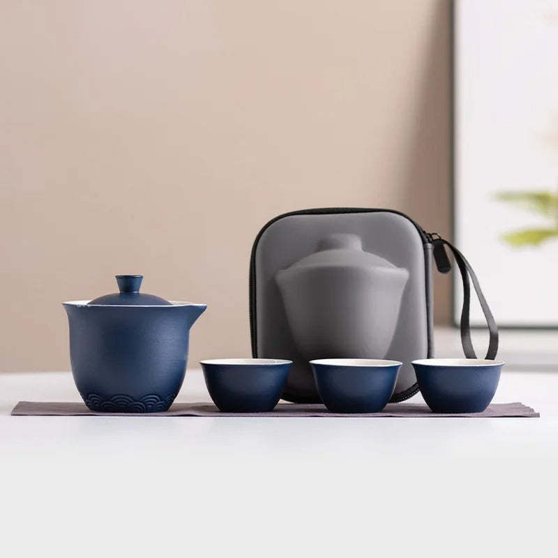 Thé Service TravelTeaSet variante bleue
