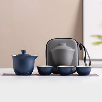 Thé Service TravelTeaSet variante bleue