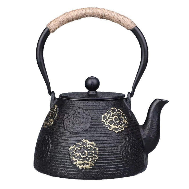 Théière en fonte variante noire