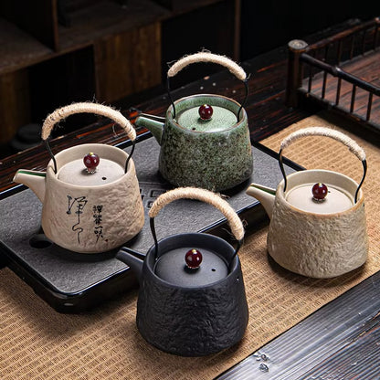 Théière japonaise Kungfu les quatre vaiantes