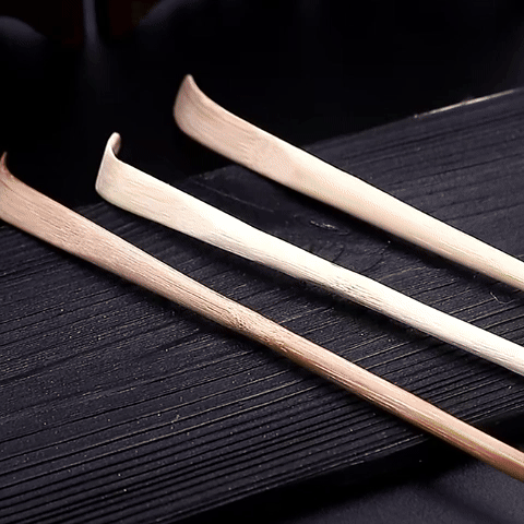 Vidéo cuillère à thé matcha