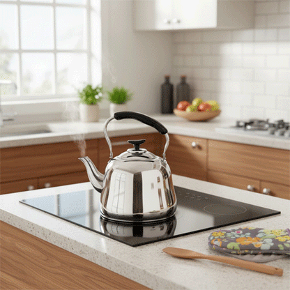 Video-théière en inox